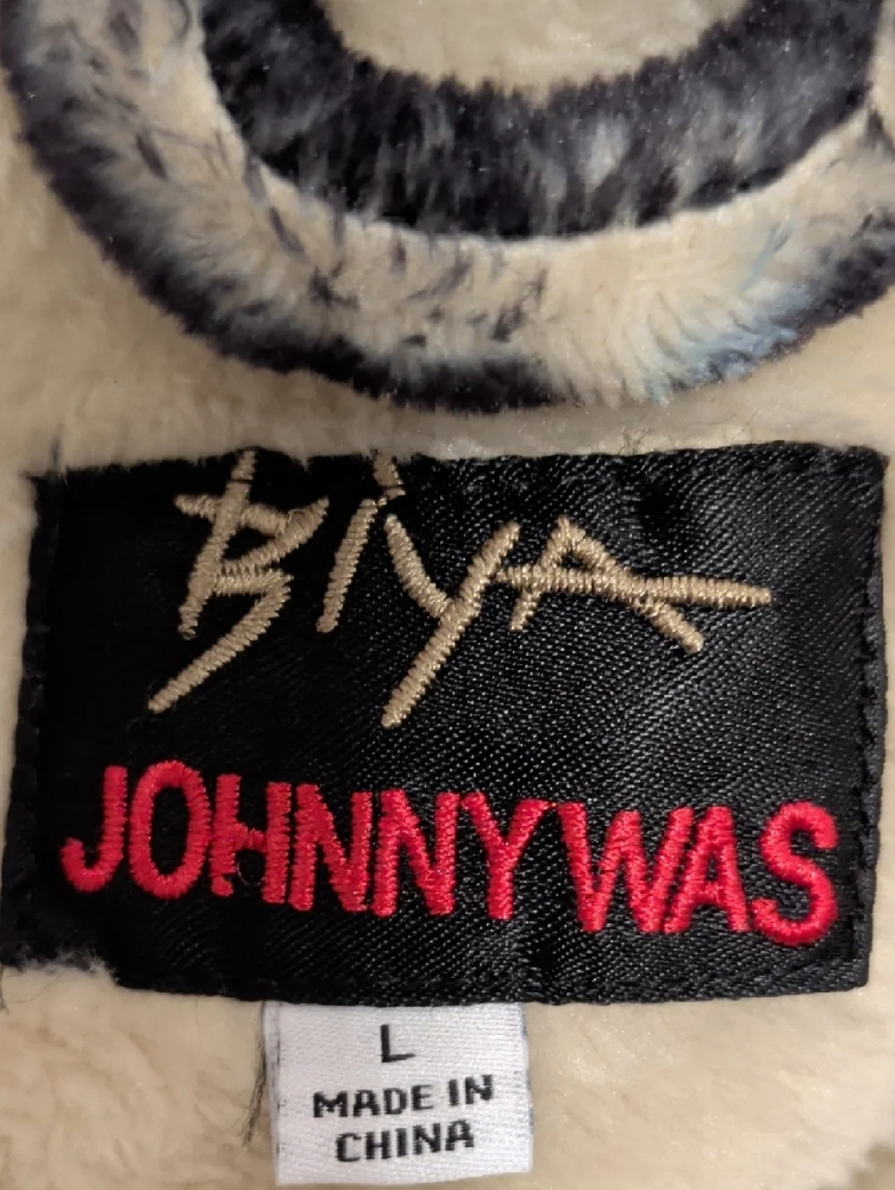 Johnny Was Biya Sherpa Hooded Jacket Soft Fleece Colorful Flowers Oversized Sz L - Picture 2 of 12